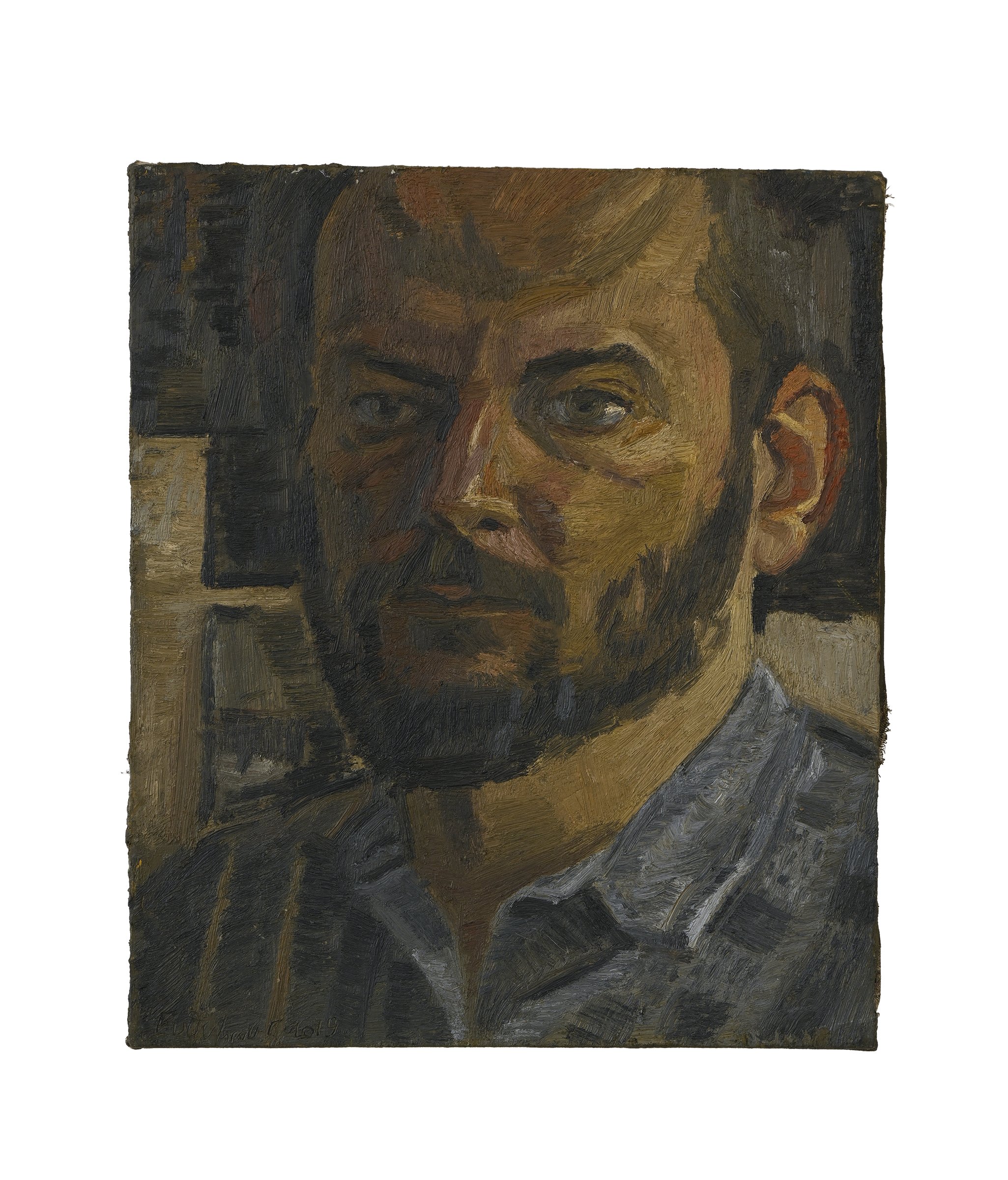 Self Portrait, Oil on canvas, 2021 — Giannis Efthimiou