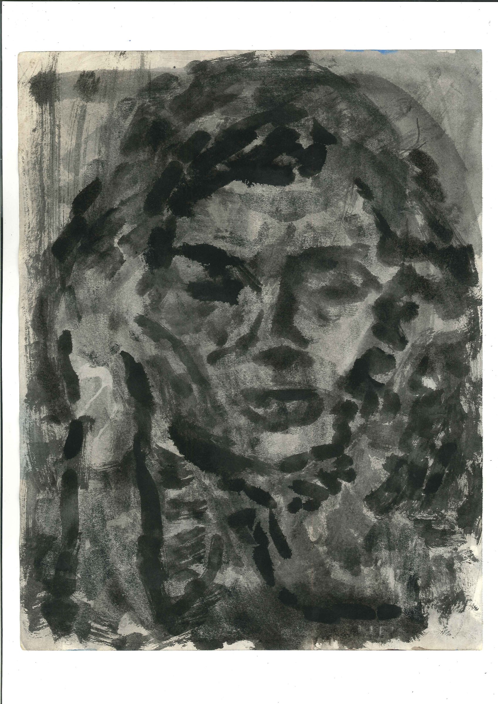 Portrait, Ink on paper, 2019 — Giannis Efthimiou