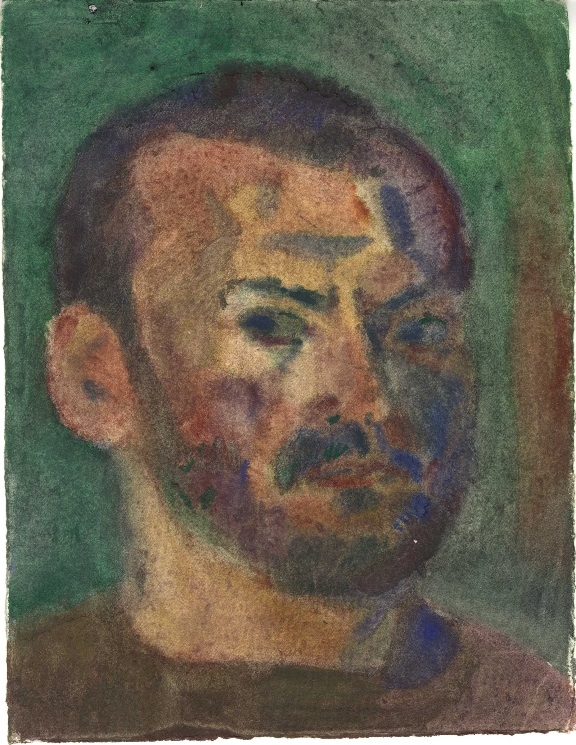 Self portrait, Watercolour on paper, 2021 — Giannis Efthimiou